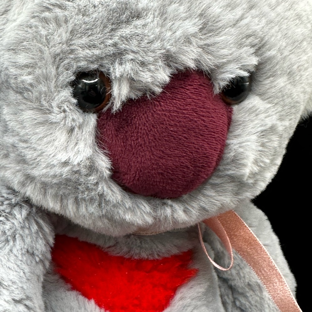 Koala Bear Plush Gray Heart World’s Softest Plush Stuffed Animal 15” Red Hearts - Picture 15 of 16
